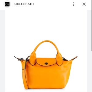 Longchamp Le Pliage Orange Extra Small